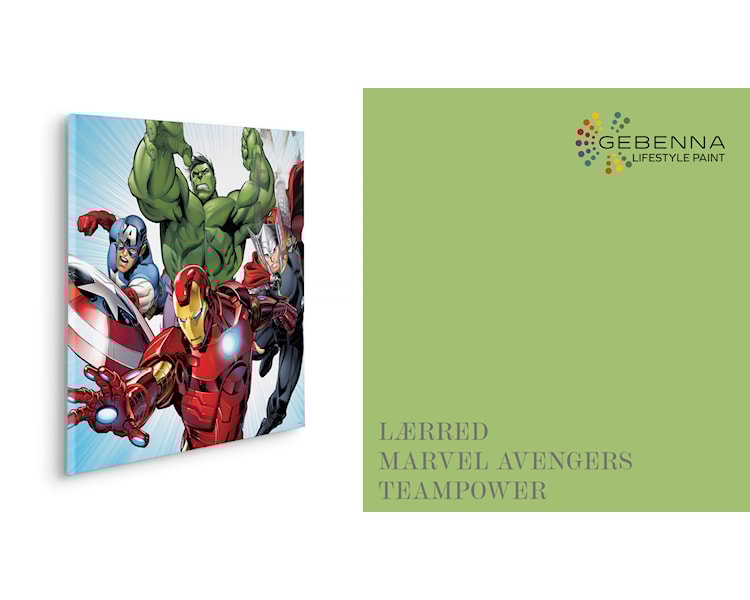 Lærred Marvel Avengers Teampower